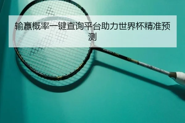输赢概率一键查询平台助力世界杯精准预测